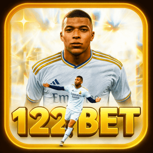 Imagem promocional da 122BET mostrando a plataforma e suas vantagens