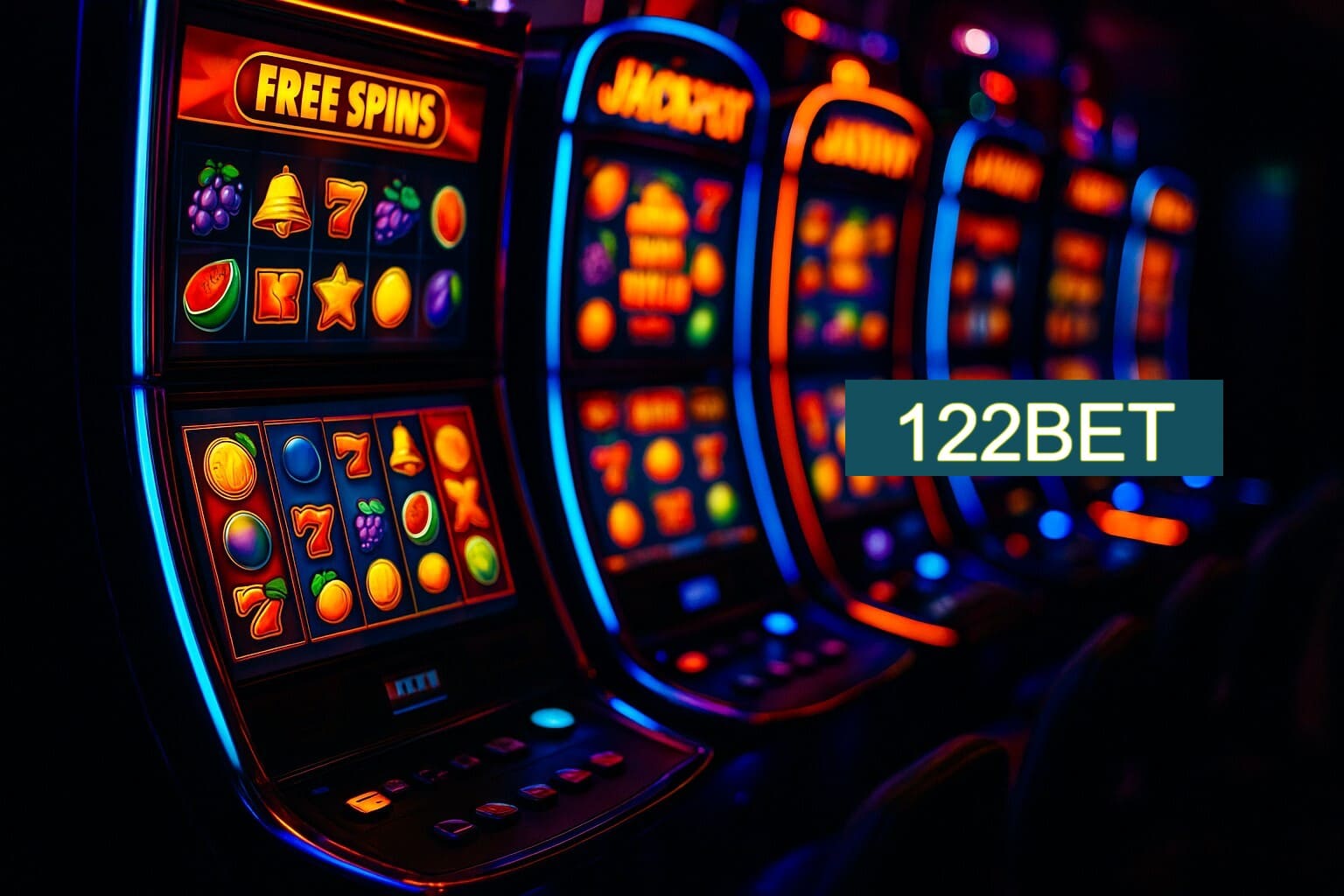 Diversos jogos de caça-níqueis